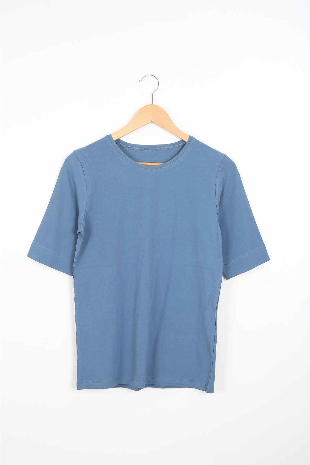 반팔 티셔츠 블루 색상 이미지-S1L18